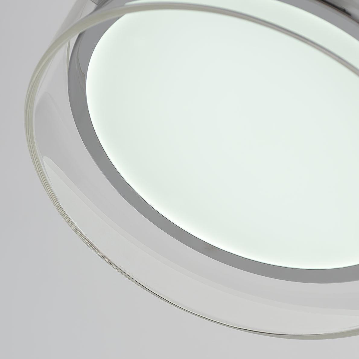 Lioreette bordslampa i krom och glas