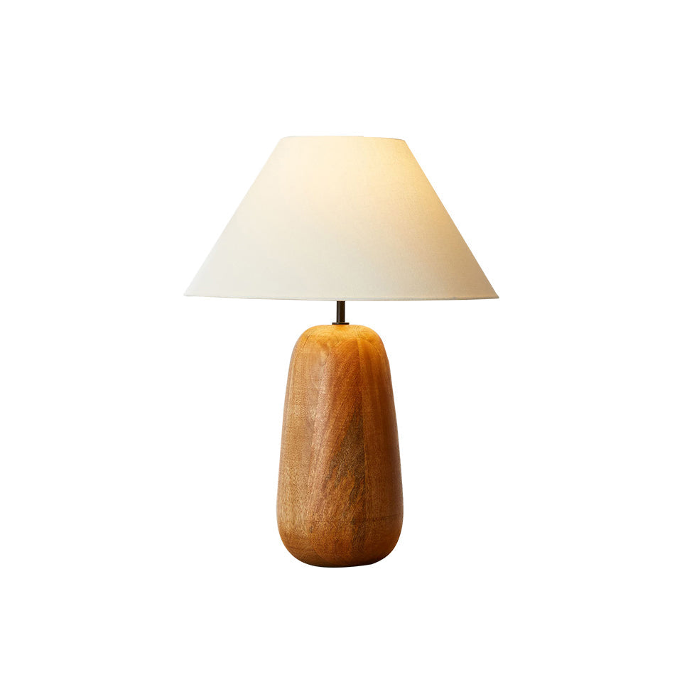 Candeeiro de mesa em madeira Lindenier