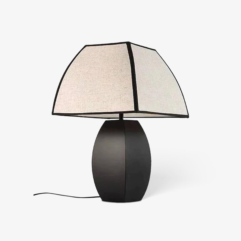 Alux minimalistisk bordslampa i tyg