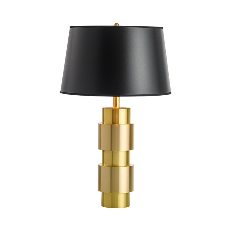 Candeeiro de mesa Lyle industrial em tecido