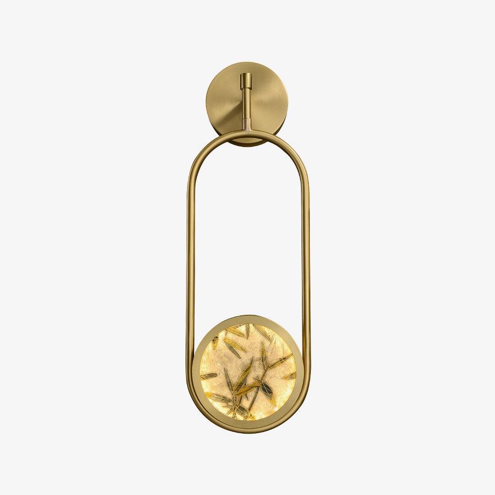 Casaraine lyxig mässingsvägglampa