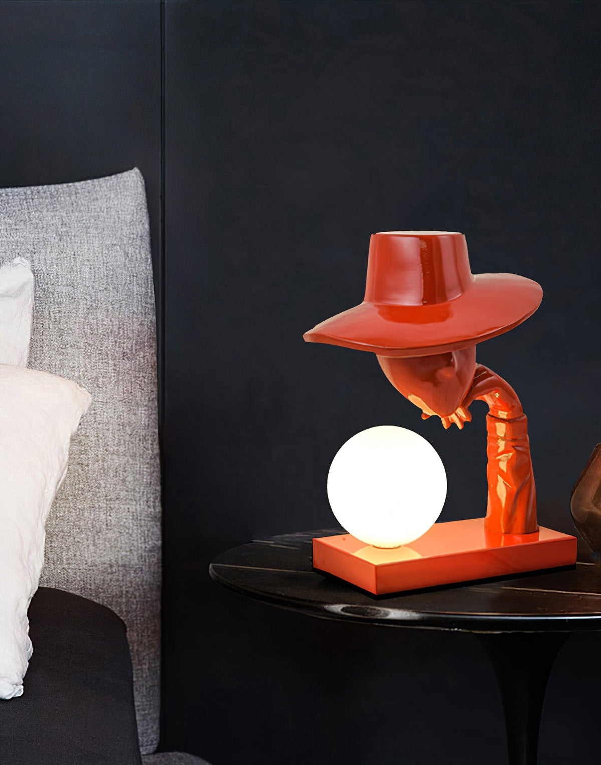 Cisoril skulpturel keramisk skrivebordslampe