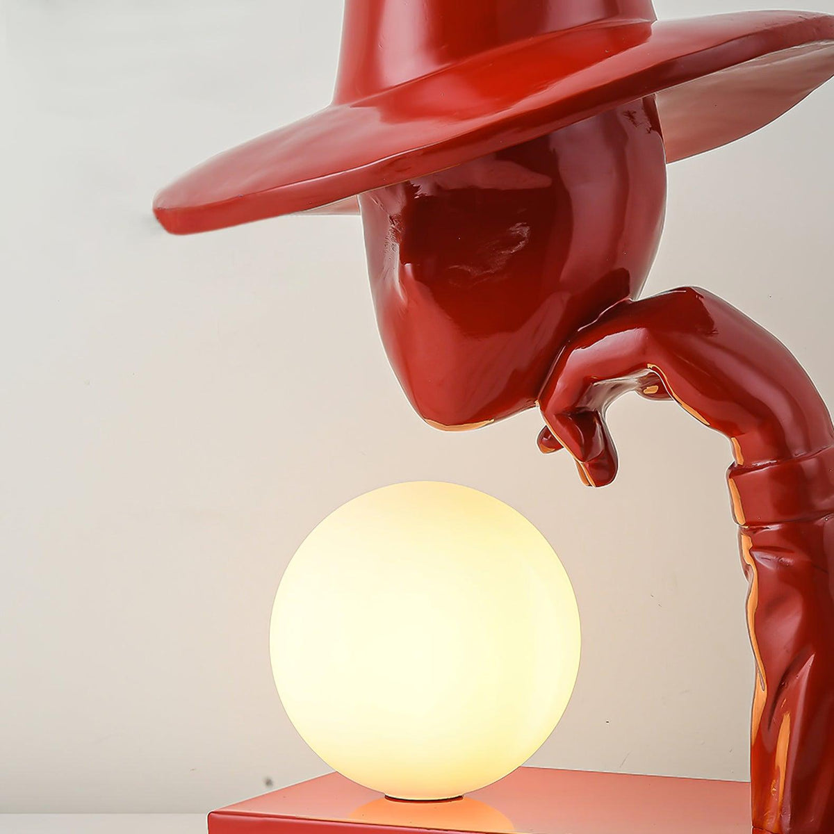Cisoril skulpturel keramisk skrivebordslampe