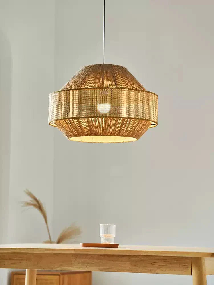 Jute-pendellampe