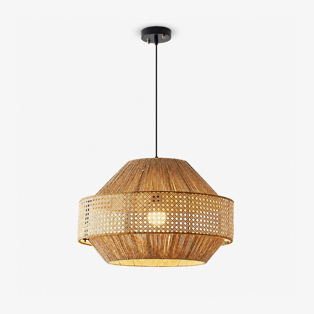 Jute-pendellampe