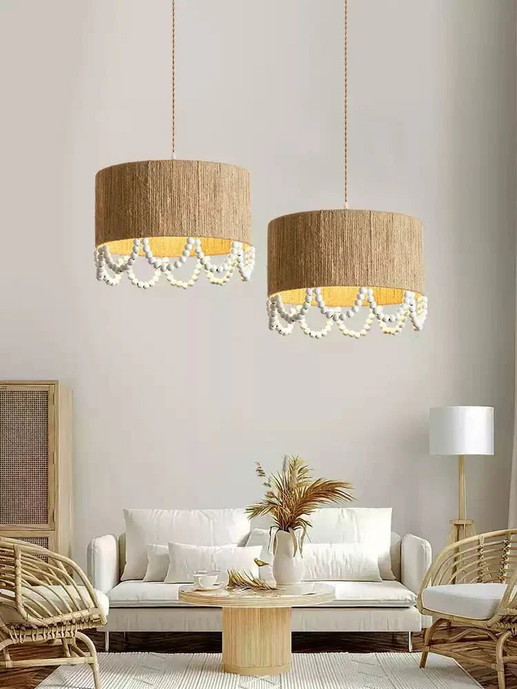 Jute-pendellampe