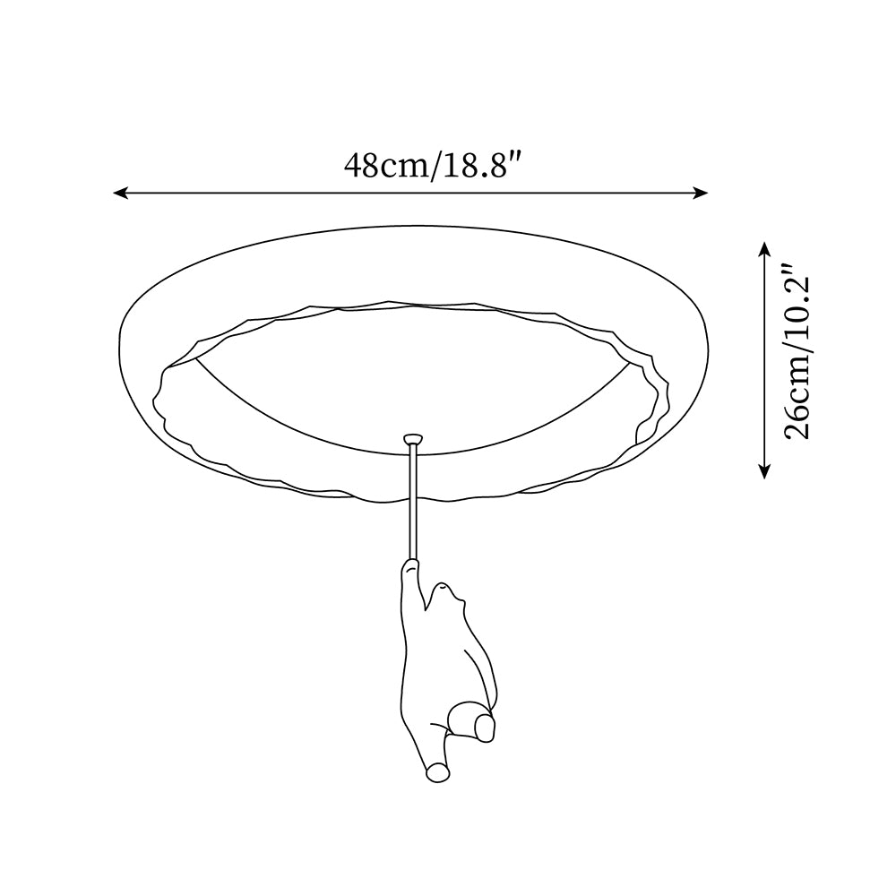 Neko-loftlampe