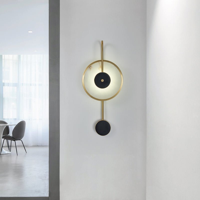 Merdin vägglampa i alabaster