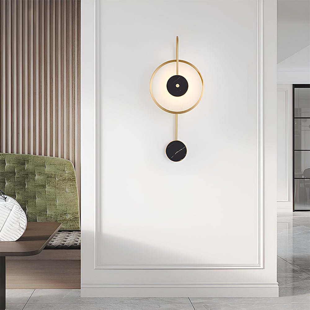 Merdin vägglampa i alabaster
