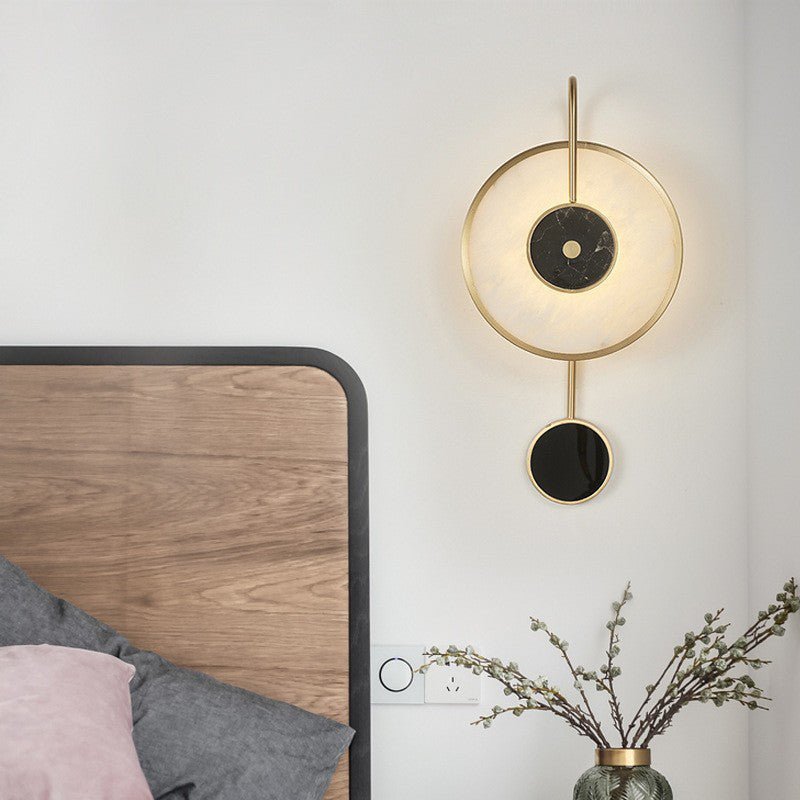 Merdin vägglampa i alabaster