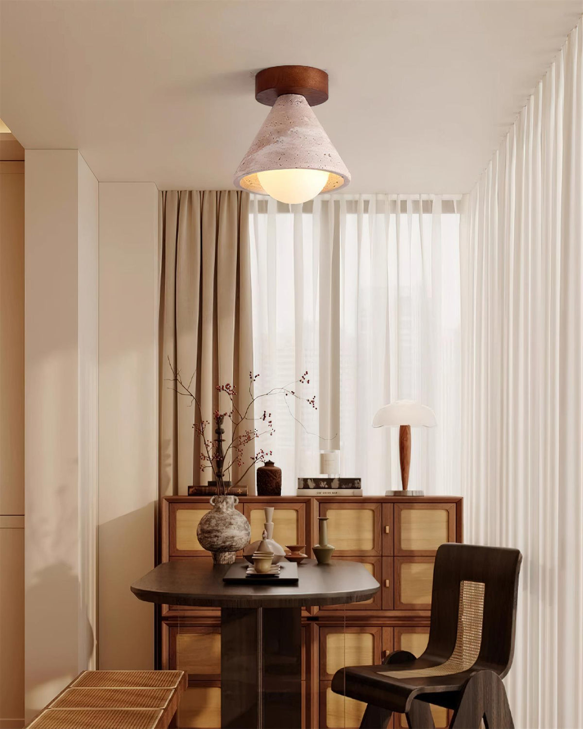 Hudon loftslampe til direkte montering