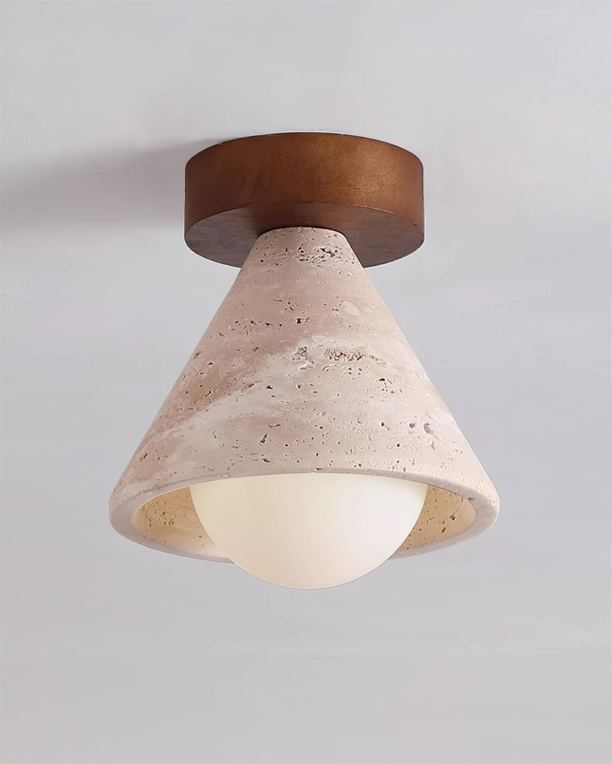 Hudon loftslampe til direkte montering