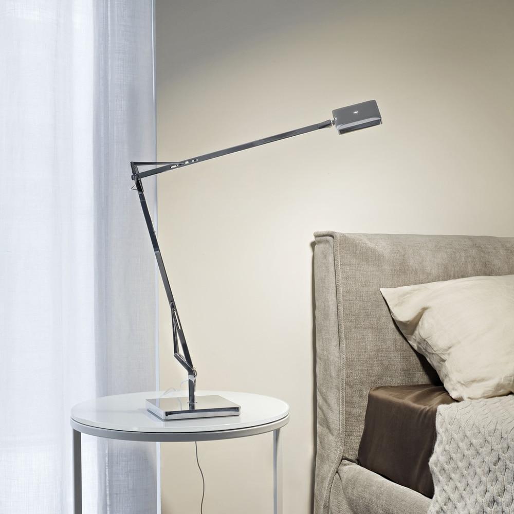 Tevenu industriell bordslampa i aluminium