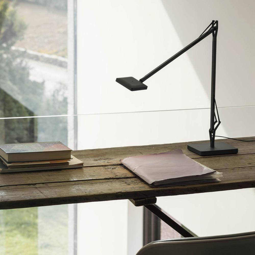 Tevenu industriell bordslampa i aluminium