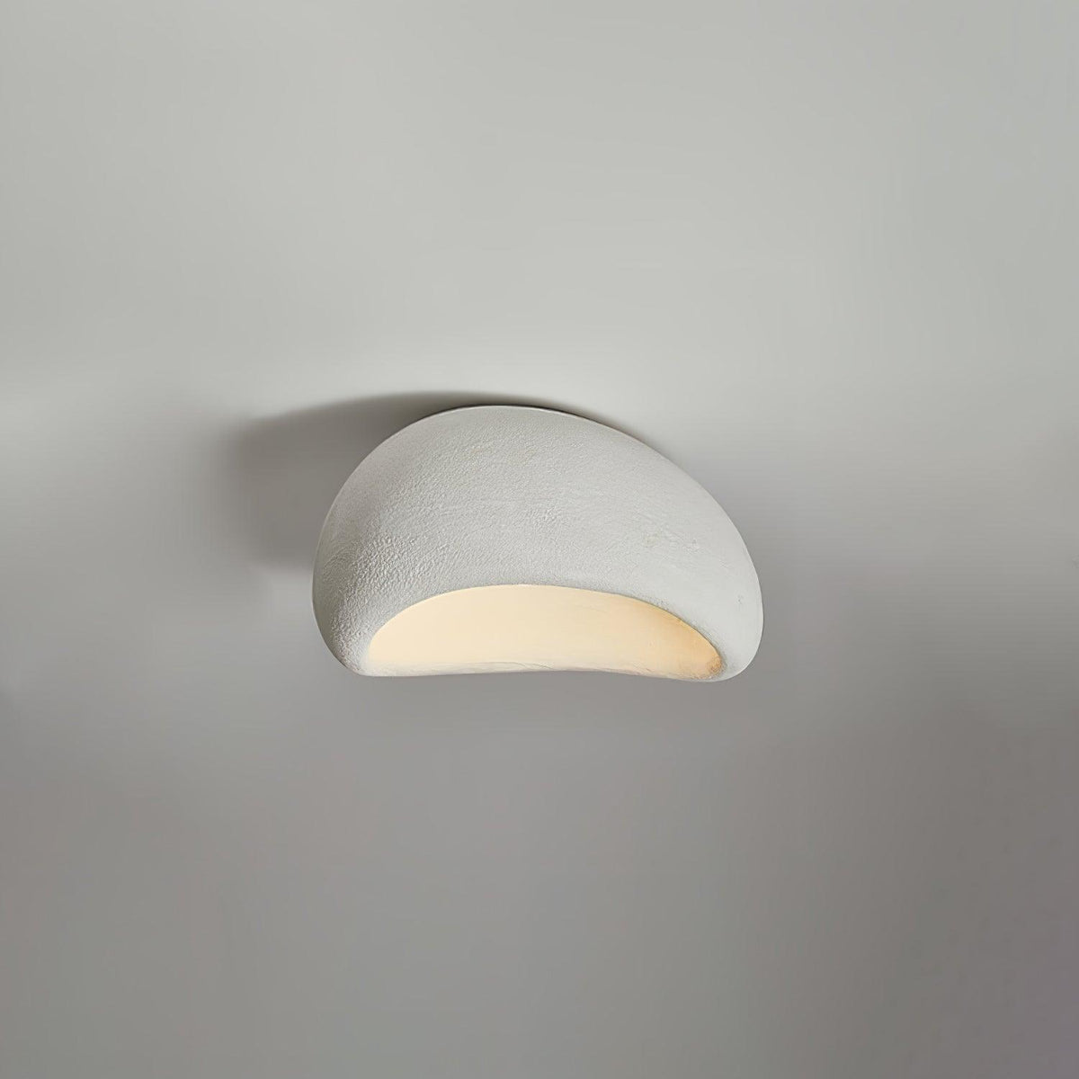 Rivenira loftslampe med japansk wabi-sabi-måne