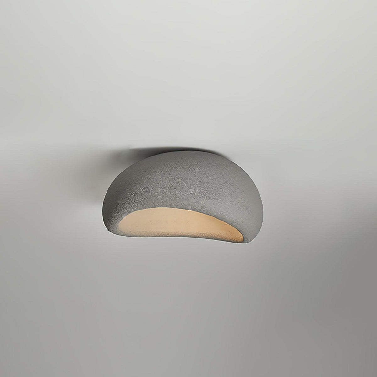 Rivenira loftslampe med japansk wabi-sabi-måne