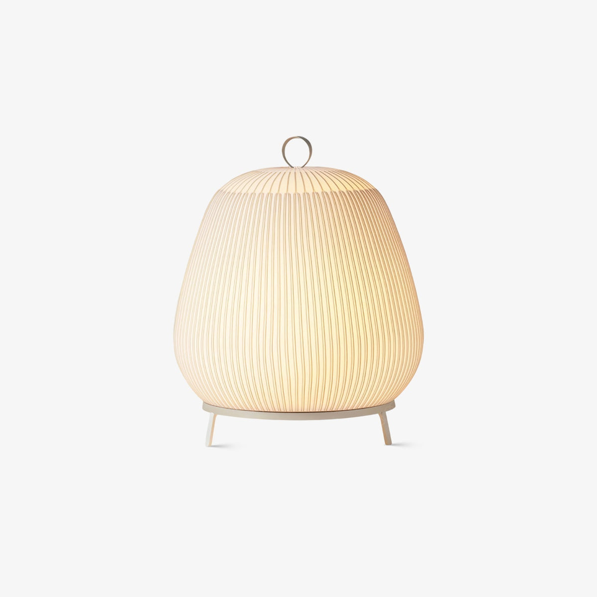 Nancy moderne bordlampe i stof