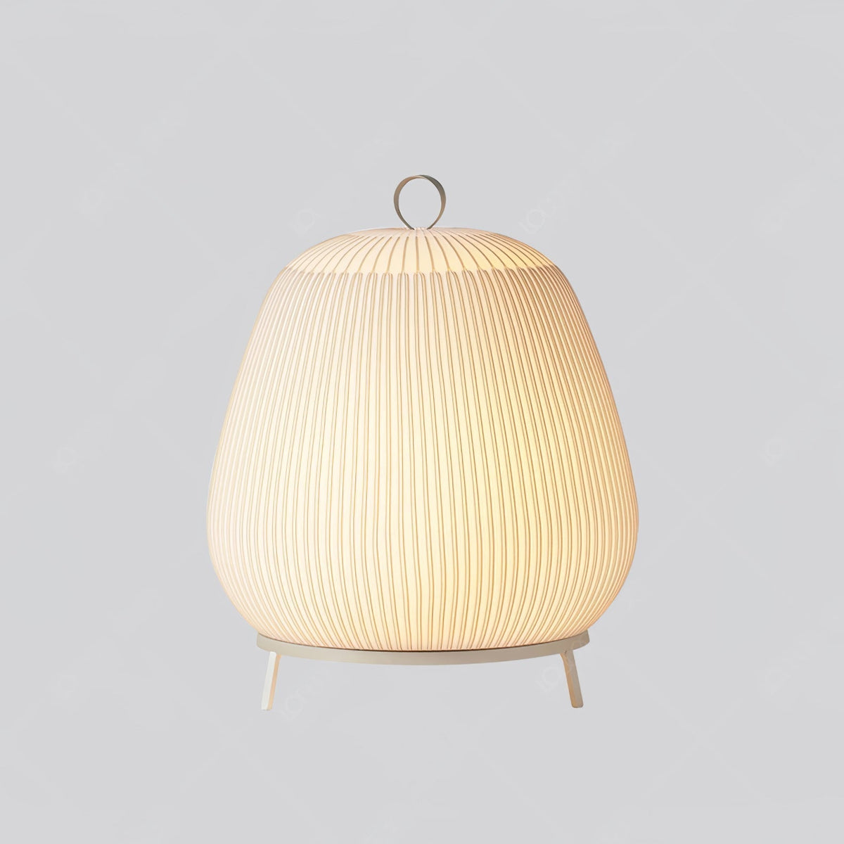 Nancy moderne bordlampe i stof