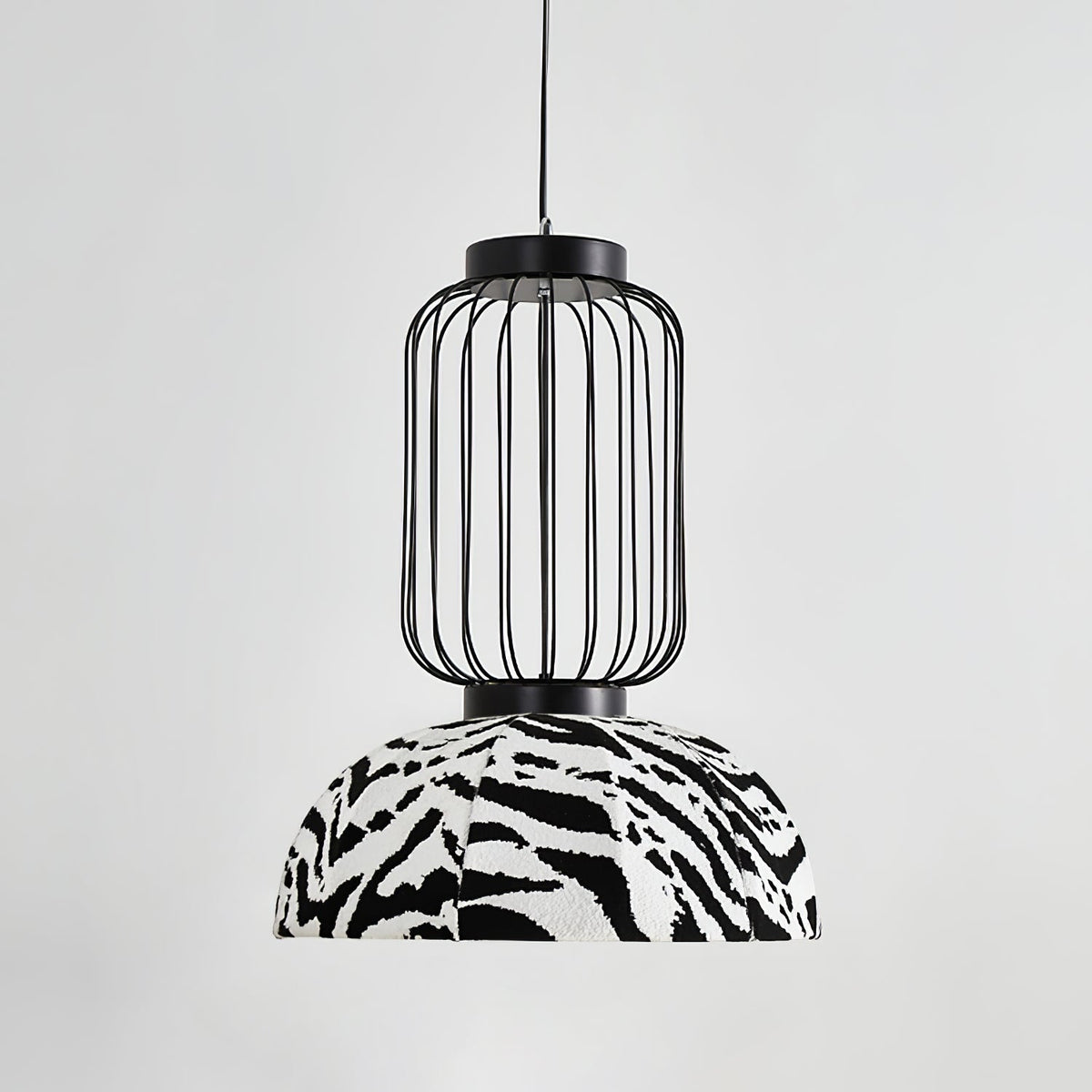 Forge Iðnaðarhengilampi úr textíl
