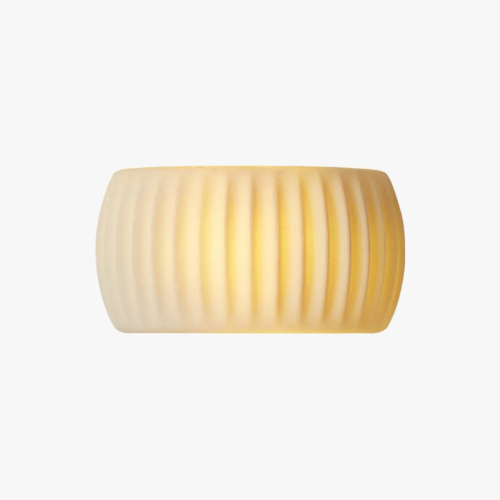 Candeeiro de parede LED moderno Aria, interior, laranja/verde, resina, quarto