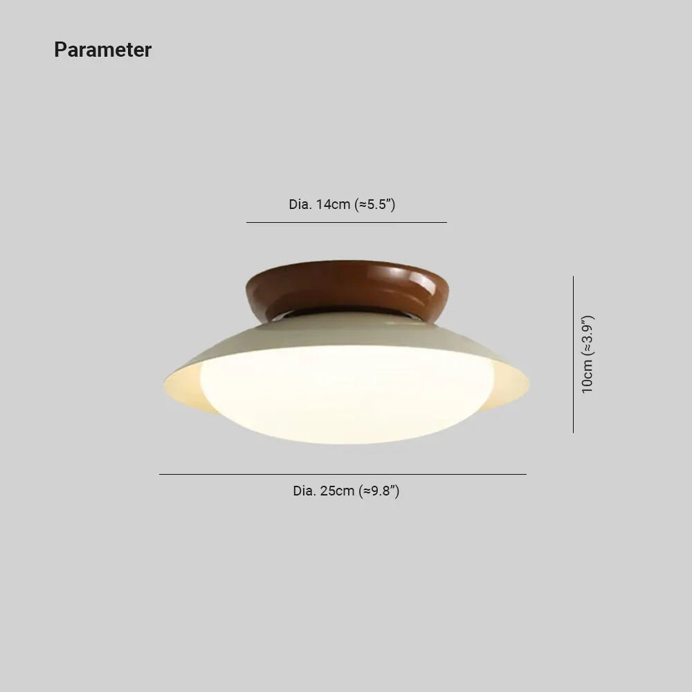 Doriel Ceiling Light Bowl-shaped