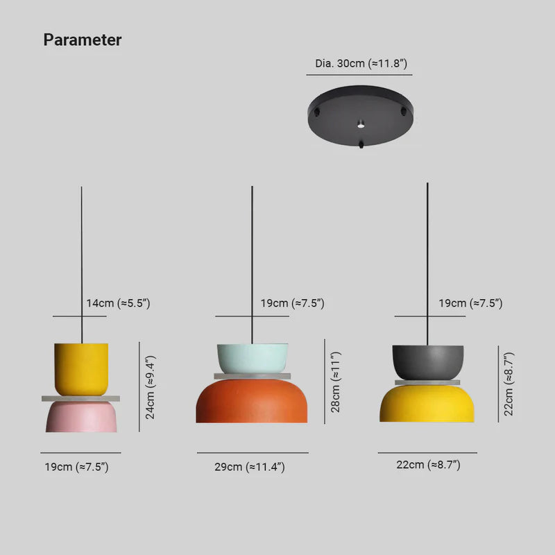 Sarin Pendant Light Contrast Color