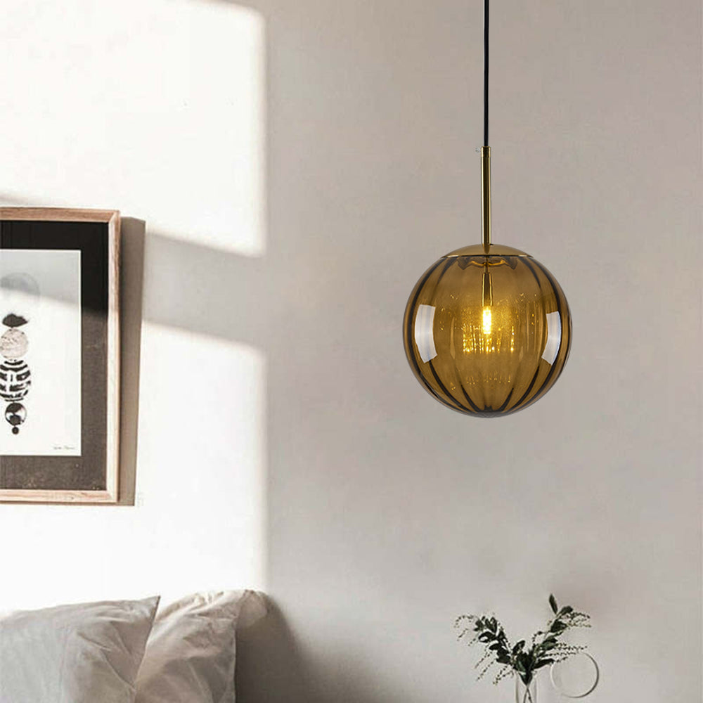 Elsyn Pendant Light Globe Glass Modern