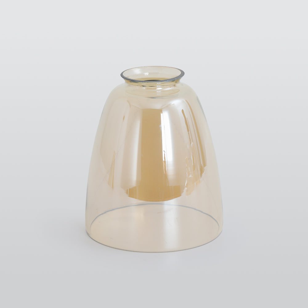 Teni Industrial Glass Pendant Light Clear/Amber/Smoke Grey