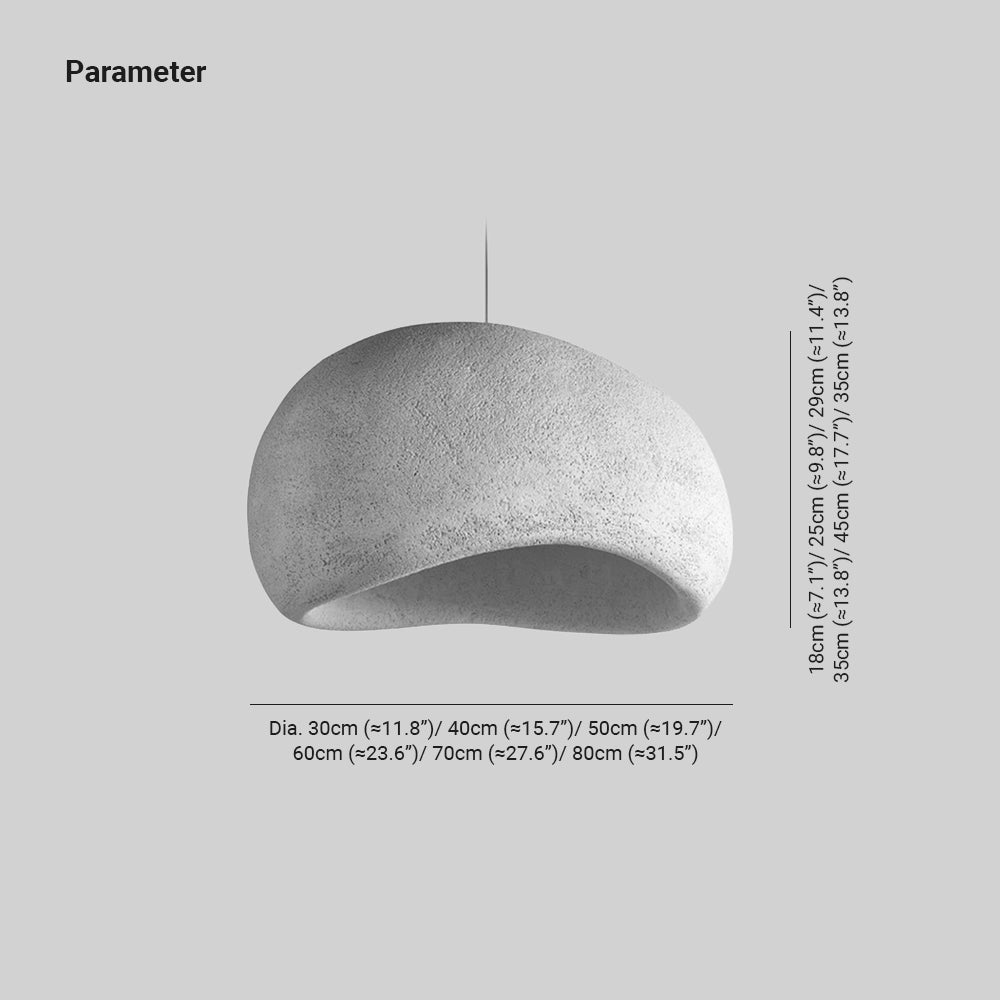 Kryo Wabi-Sabi -pallomainen pilvi-riippuvalaisin