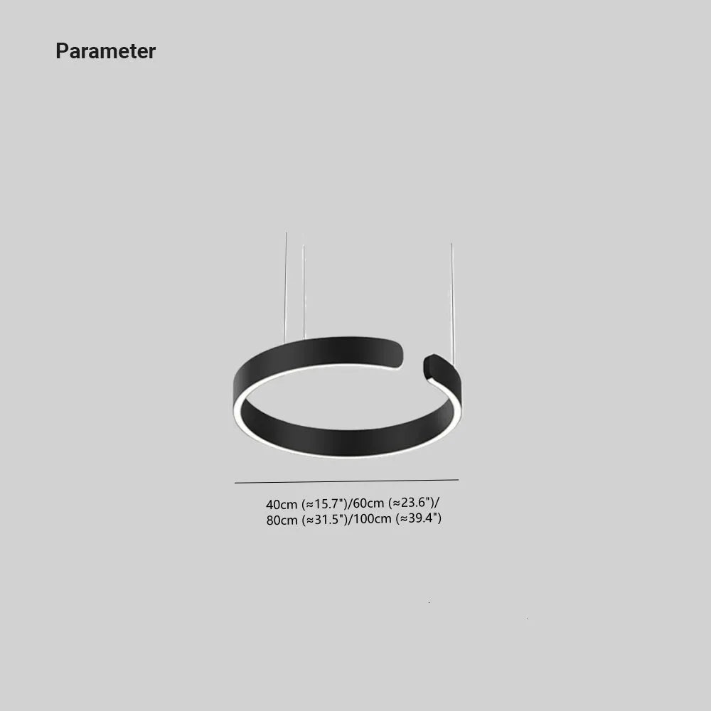 Soriel Pendellampe Luksuriøs Minimalistisk LED-ring