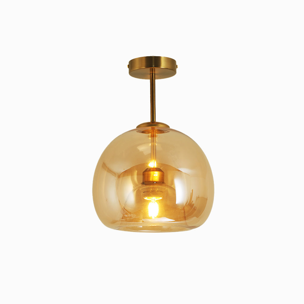 Laru Glass Semi-Flush Mount Ceiling Light/Pendant Light