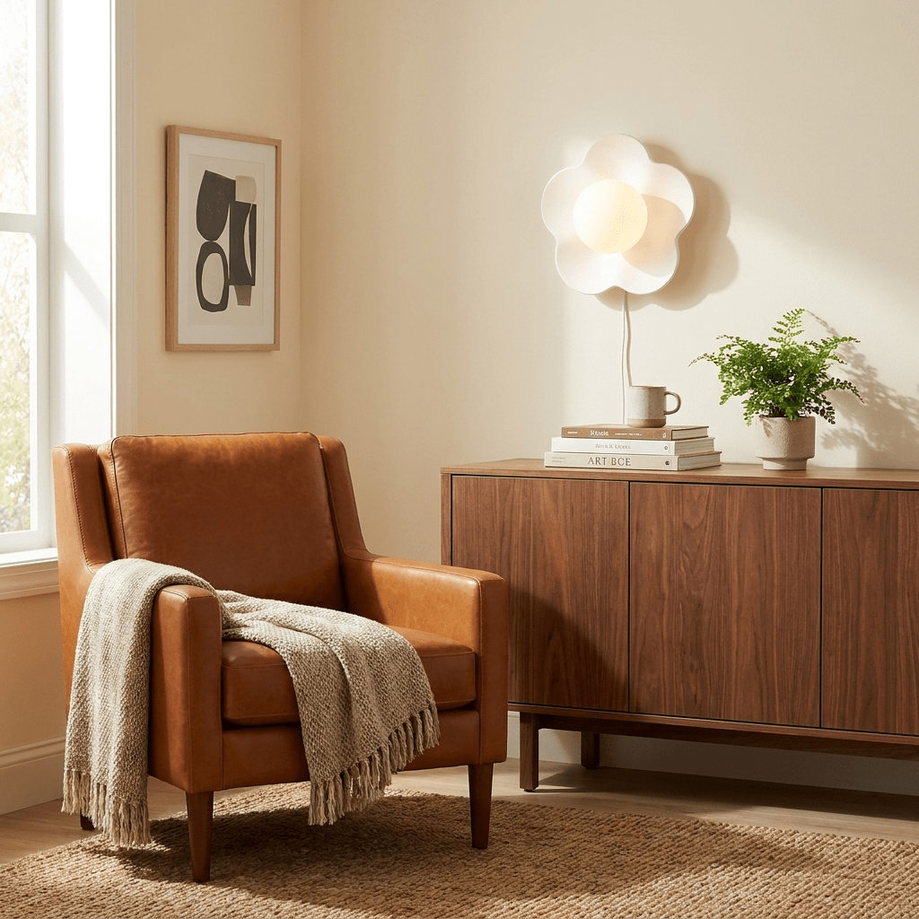 Miranine La fleur plug-in-væglampe