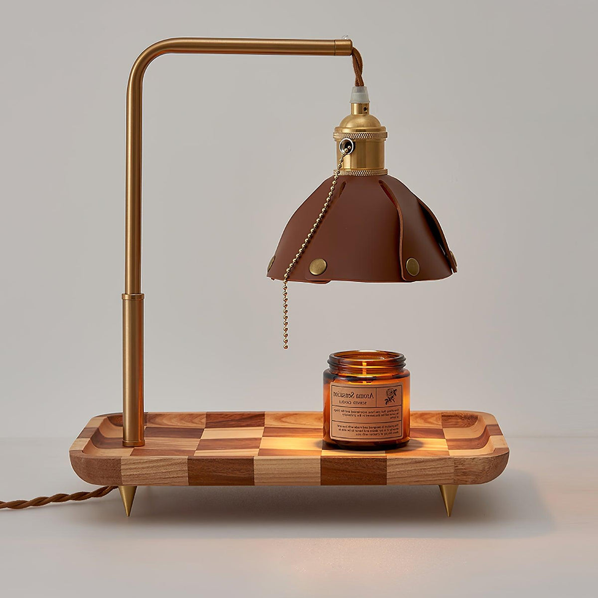 Elvaniella modern träbordslampa