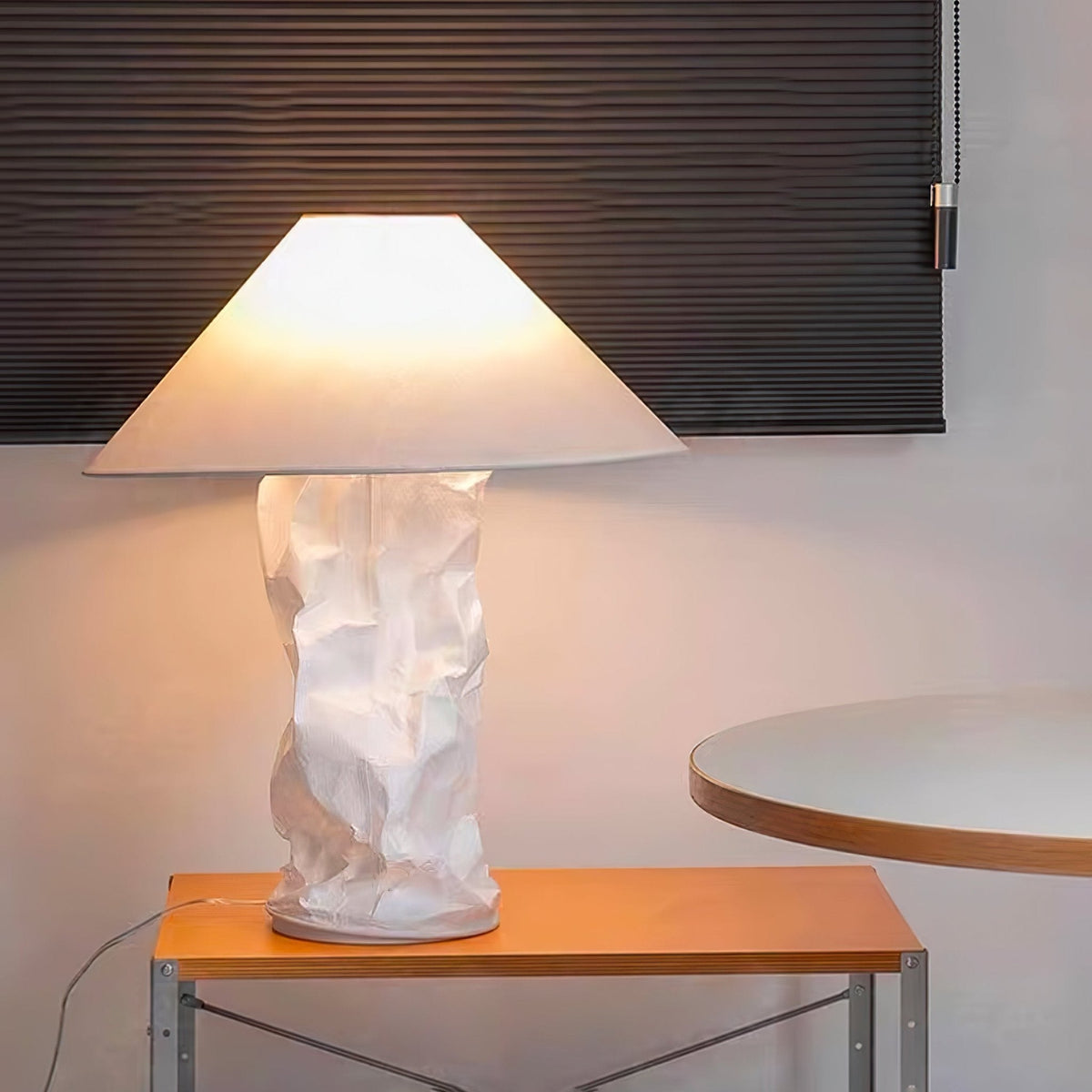 Lalemu konstnärlig bordslampa i papper