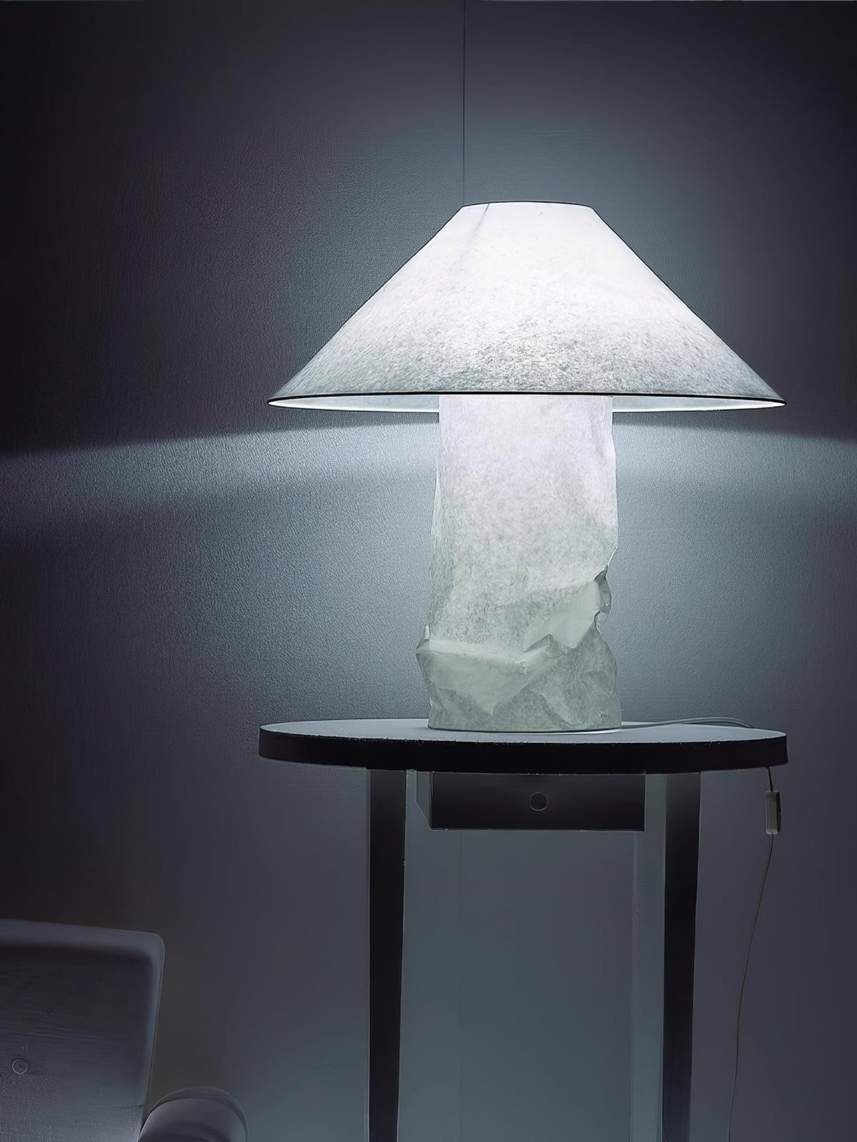 Lalemu konstnärlig bordslampa i papper