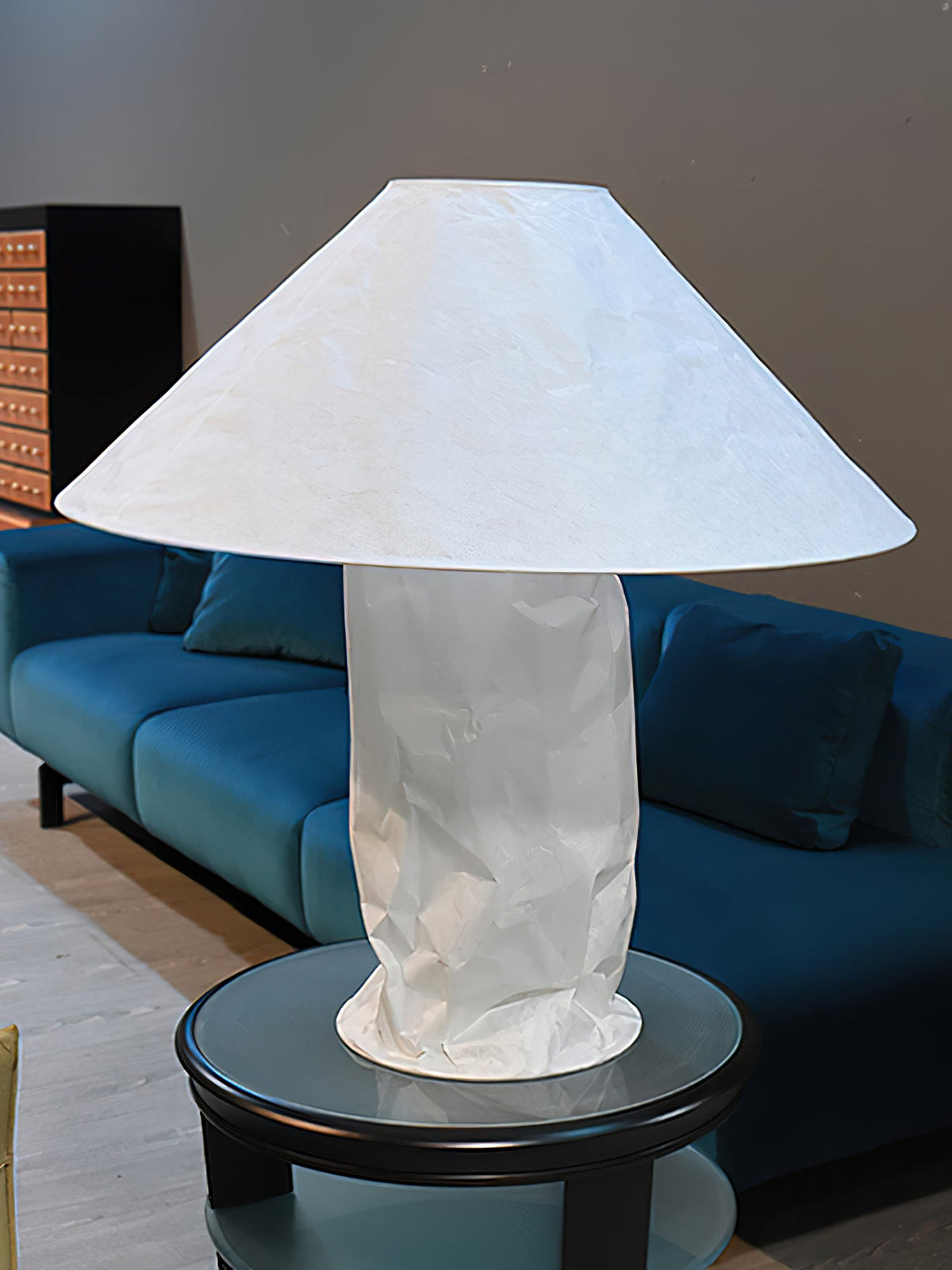 Lalemu konstnärlig bordslampa i papper