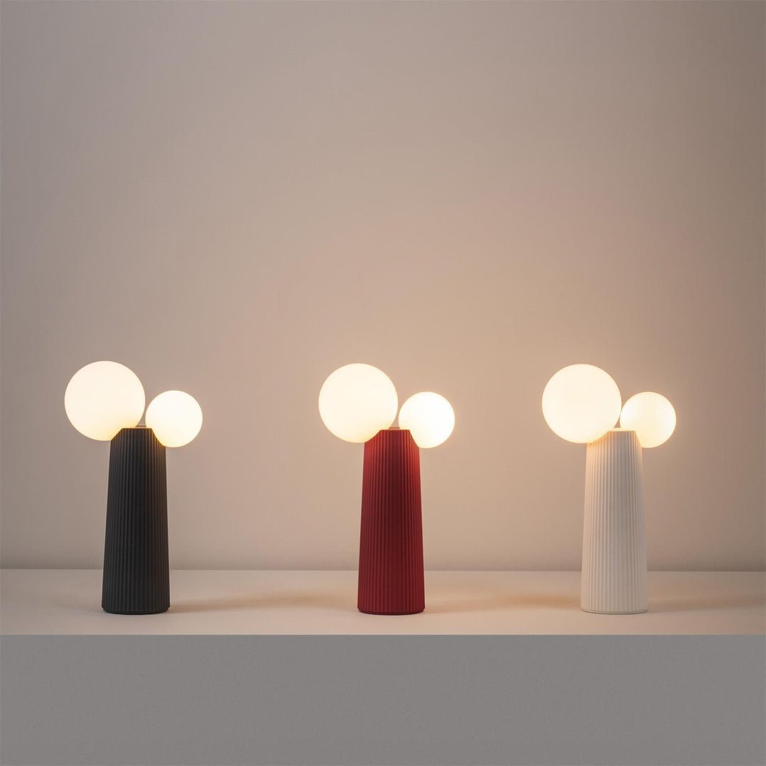 Zenithre lekfull bordslampa i harts och plast