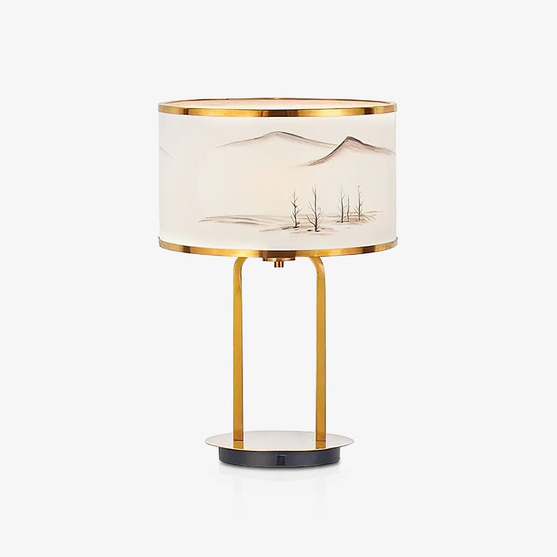 Candeeiro de mesa moderno de metal Teriinira
