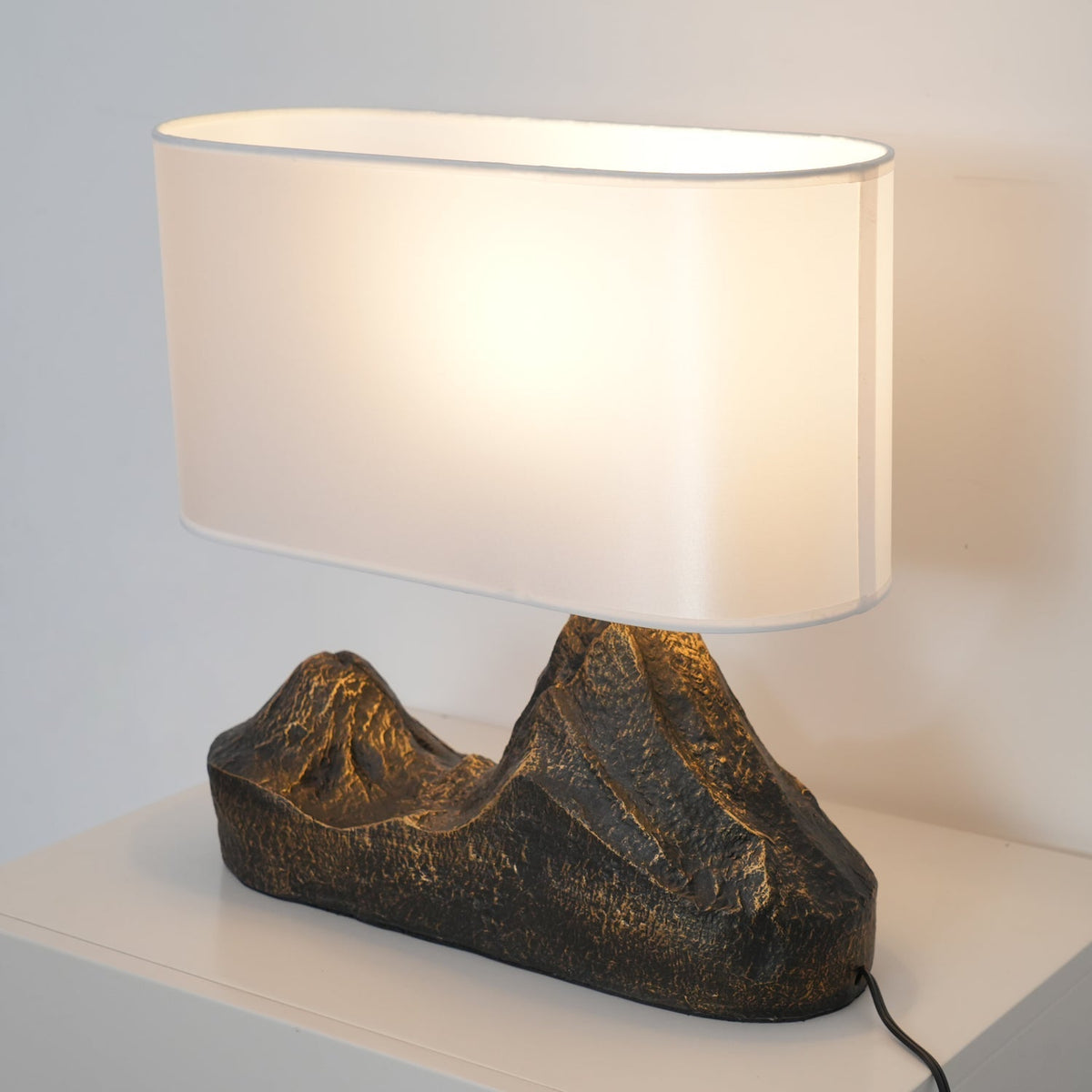 Della bordslampa i naturlig harts