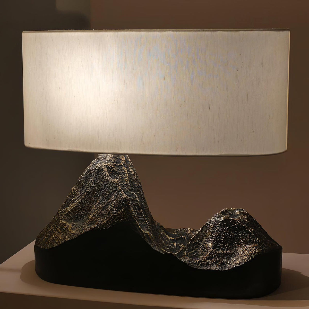 Della bordslampa i naturlig harts