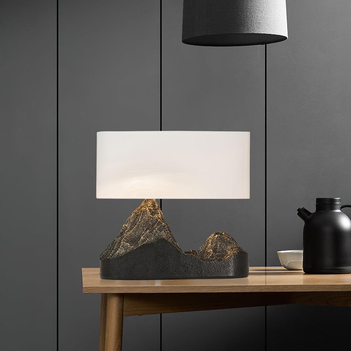 Della bordslampa i naturlig harts