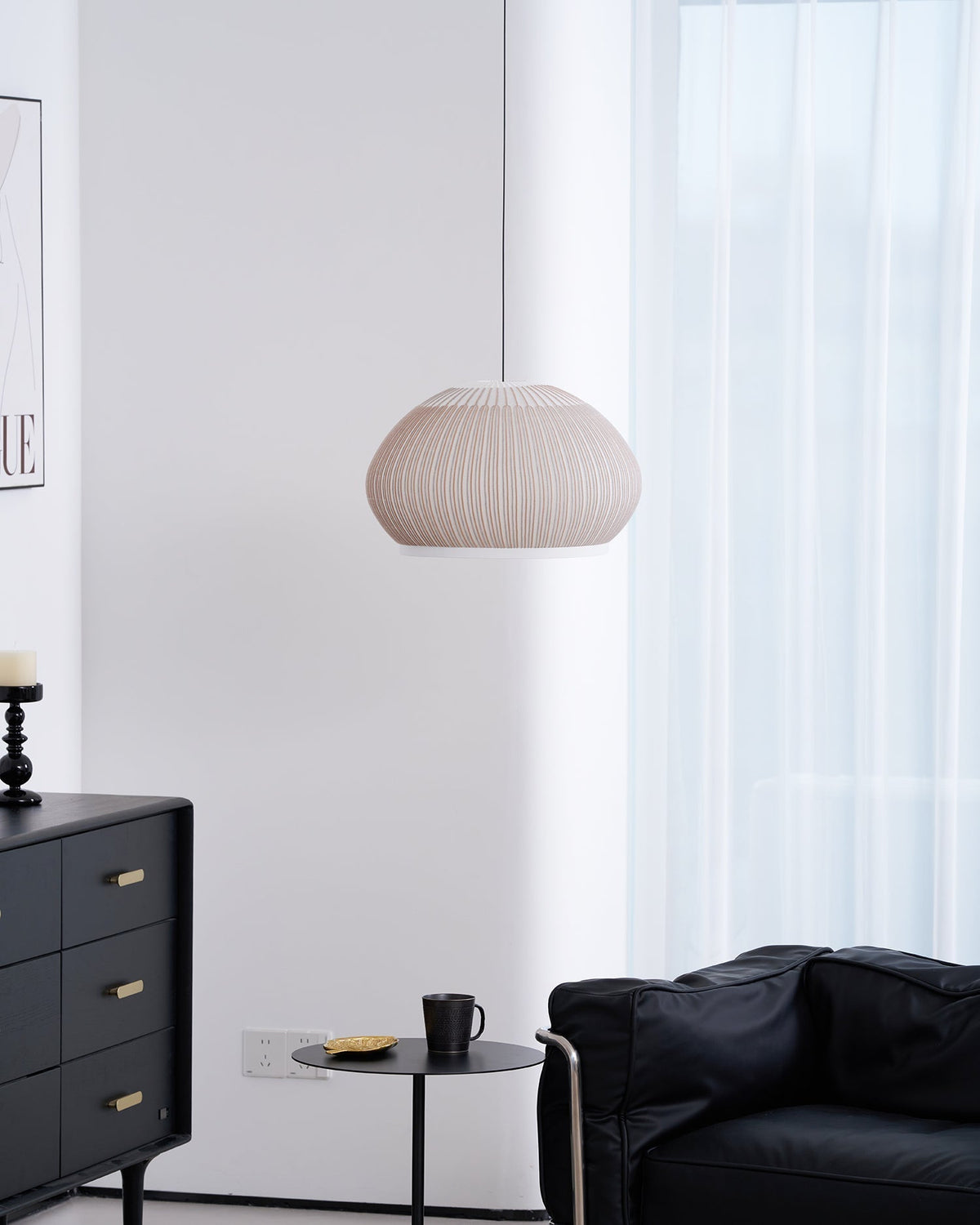 Lineiella minimalistinen kangasriippuvalaisin