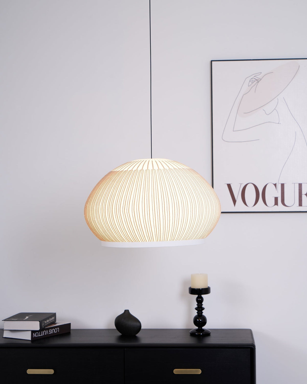Lineiella minimalistinen kangasriippuvalaisin