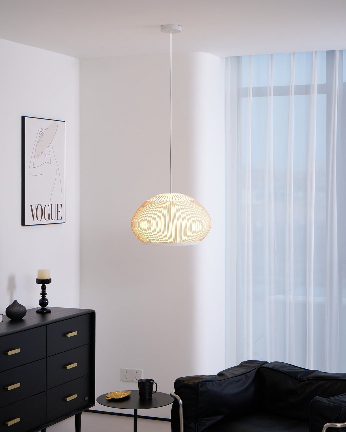 Lineiella minimalistinen kangasriippuvalaisin