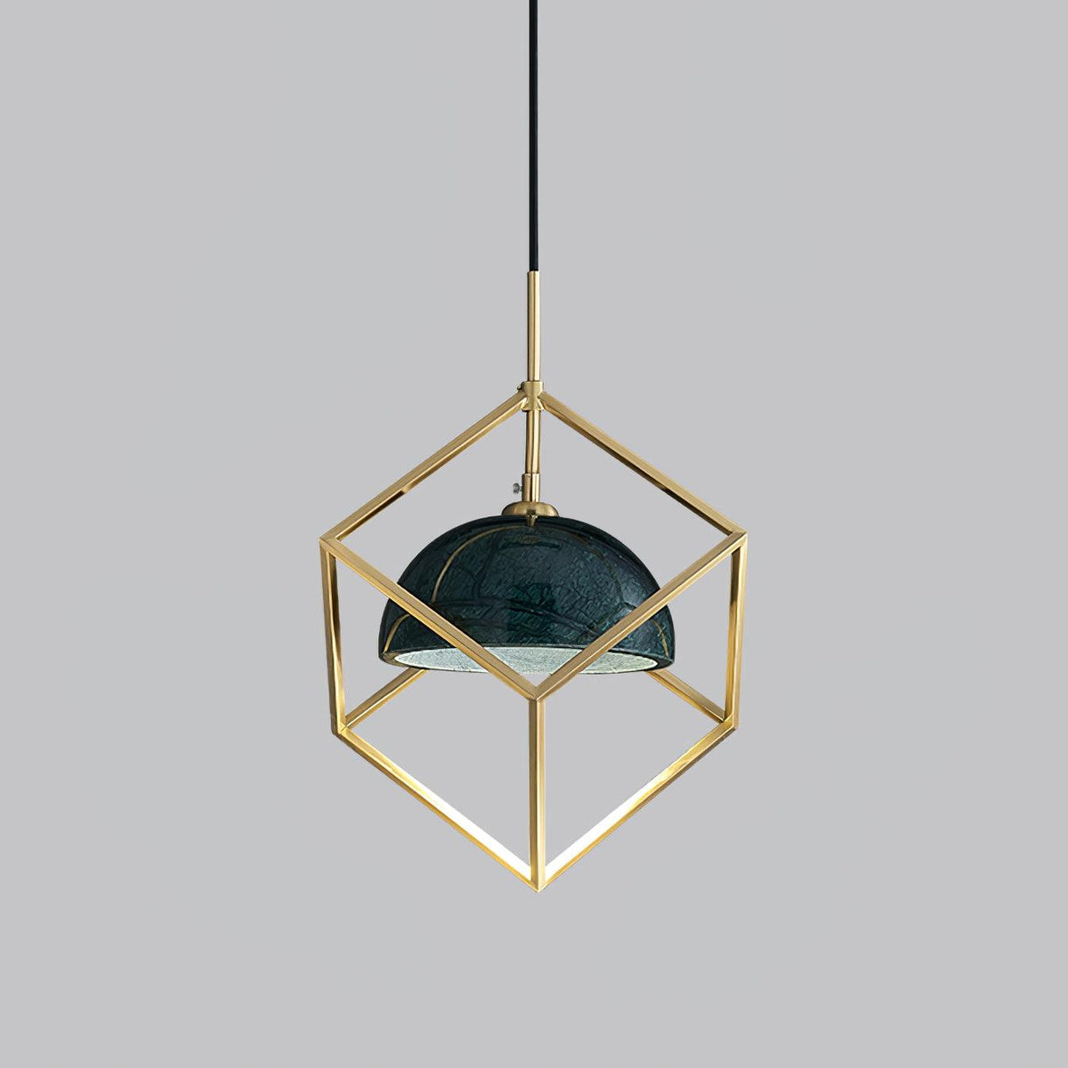 Cubo modern pendellampa i mässing