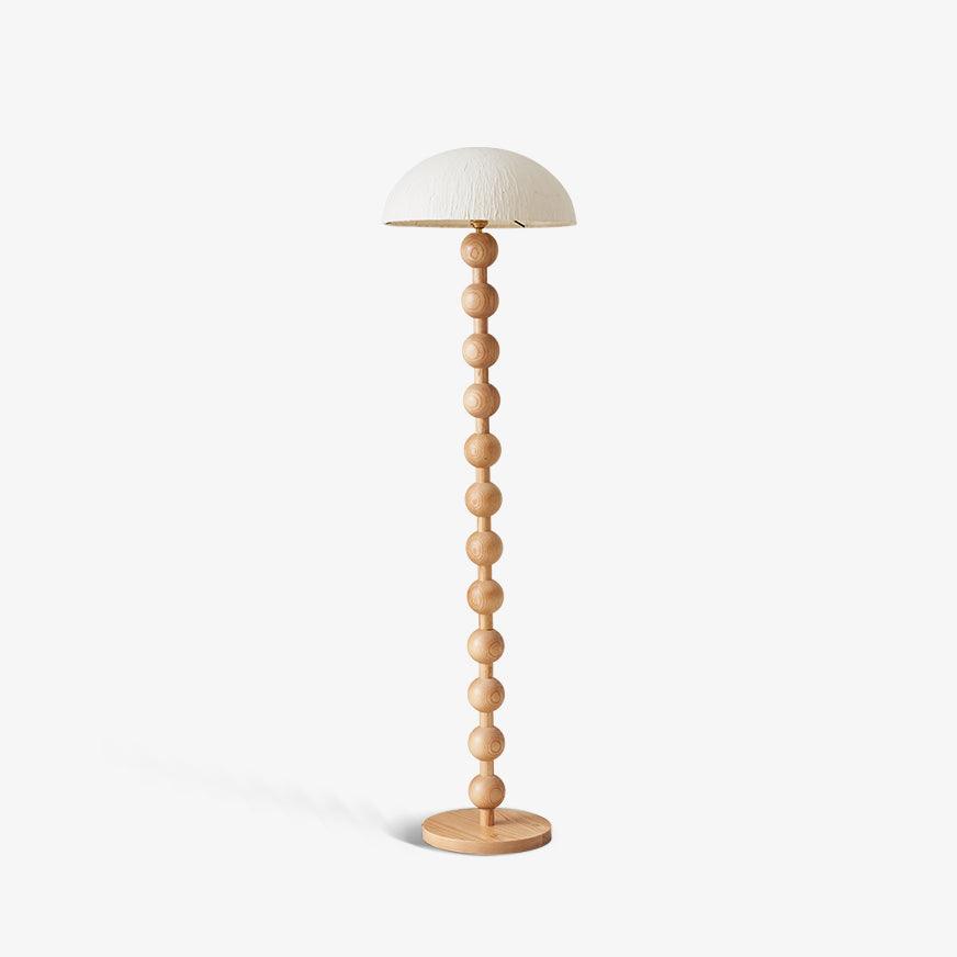 Lyliril retro-gulvlampe i træ