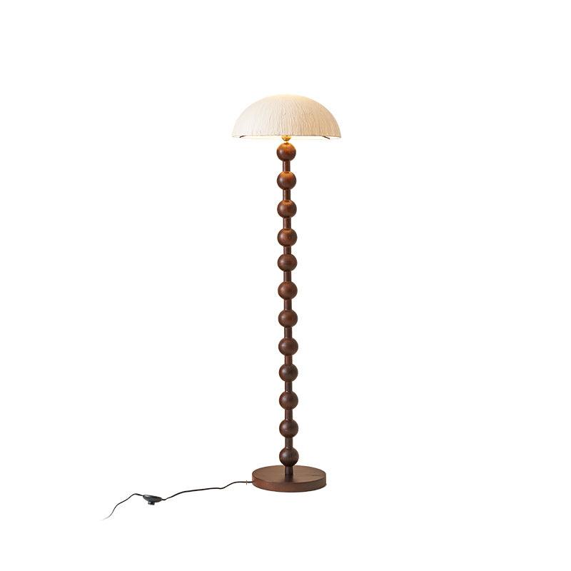 Lyliril retro-gulvlampe i træ