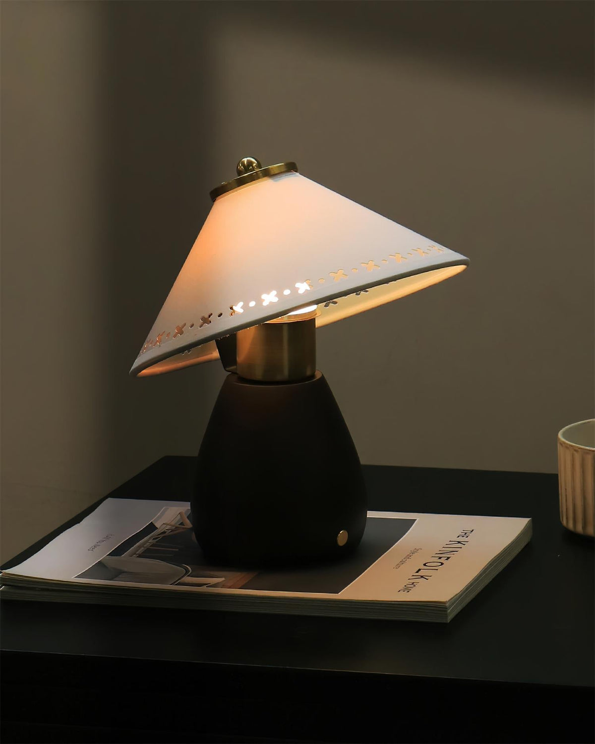 Moire-bordlampe