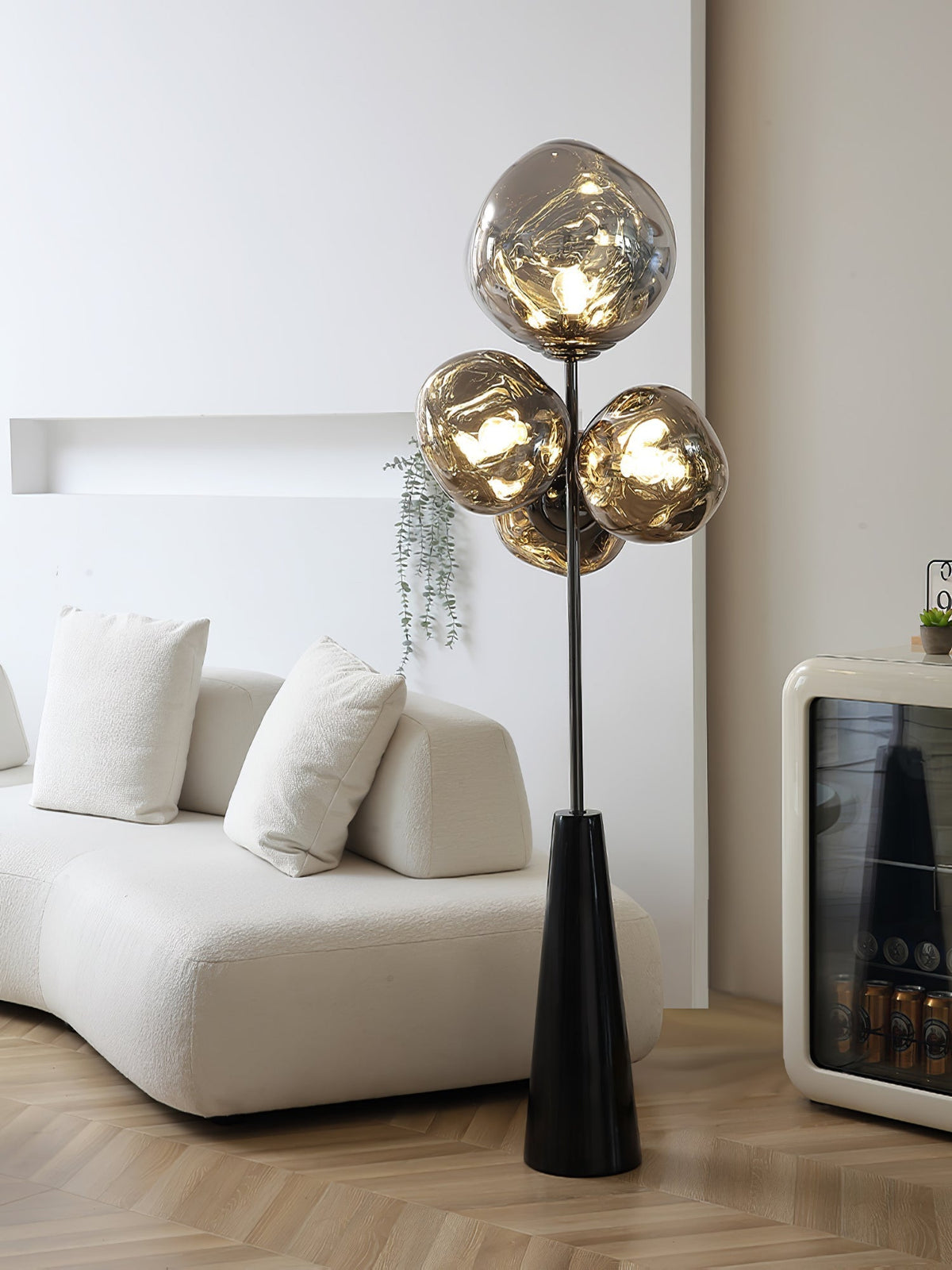 Viri modern golvlampa i marmor