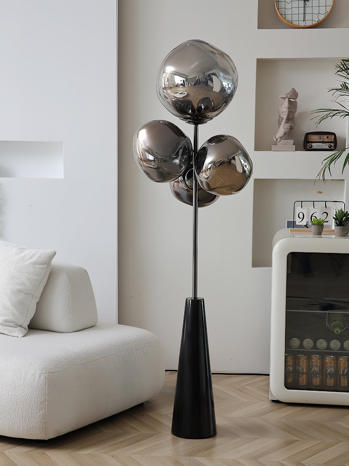 Viri modern golvlampa i marmor
